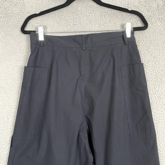 Studio Nicholson Sparke Pants Womens 0 / US 4 Blue Wide Leg Ankle Pleated - Picture 4 of 11